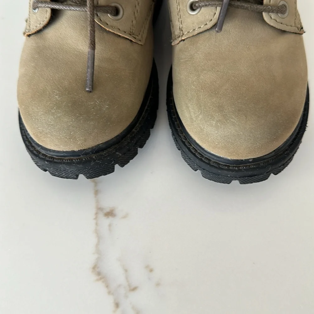 Rylee + Cru work boot olive little boys size 9